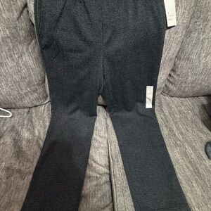 Women's Black Pattern Pants